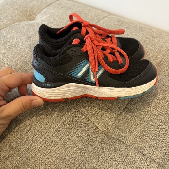 Little Kid Bundle, Set Of Two New Balance Sneakers Sz11 BLUE Black Red - Picture 7 of 11